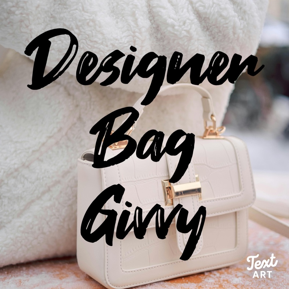 DESIGNER BAG GIVEAWAY + FREE SHIPPING IF YOU MAKE A PURCHASE! - Picture 1 of 6